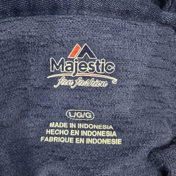 Majestic Houston Astros Fan Fashion Hooded Sweatshirt 100% Polyester Size L - Picture 5 of 6